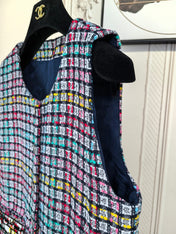CHANEL 25S SLEEVELESS BLAZER DRESS 419