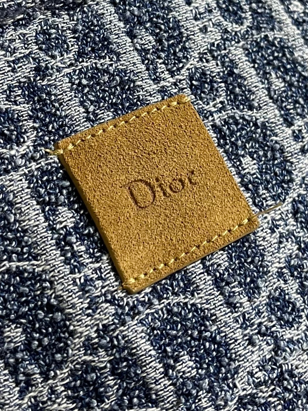 DIOR 26S JACQUARD DENIM SHIRT 1297