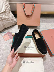 LP LOAFERS 25S IN BLACK SUEDE