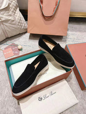 LP LOAFERS 25S IN BLACK SUEDE