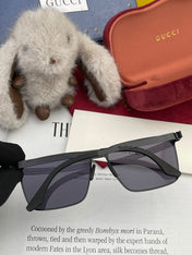 RECTANGULAR FRAME SUNGLASSES 1862 IN METAL
