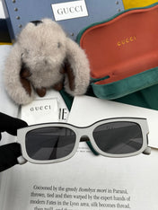 RECTANGULAR FRAME SUNGLASSES G0110 IN ACETATE