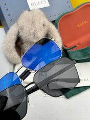 SQUARE FRAME SUNGLASSES G61806 IN METAL
