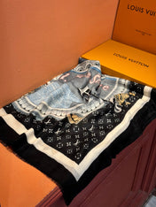LV SCARF 200 CM IN CASHMERE 738531