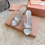 White High - Heels Diamond Sheepskin