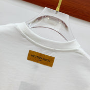 LV T-SHIRT EMBROIDERED LOGO IN WHITE COTTON 238878
