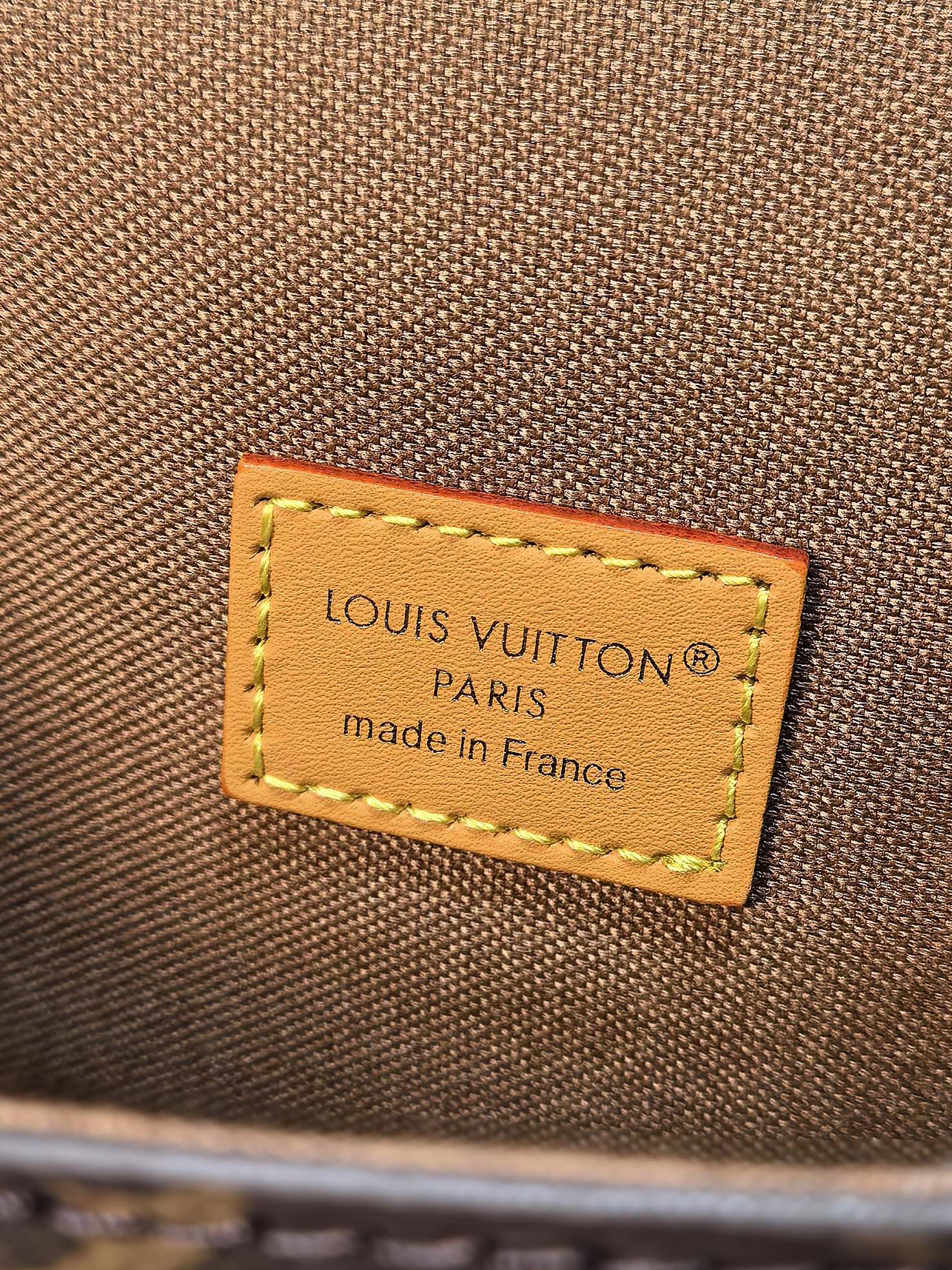 LV 25S MINI STEAMER 18 IN DARK BROWN CANVAS MONOGRAM GOLD HARDWARE