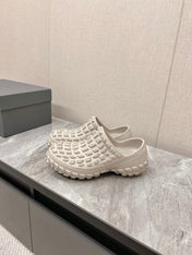 BOUNCER CLOG IN BEIGE RUBBER