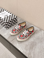 VALENTINO 25S GARAVANI X VANS SNEAKERS IN MULTICOLOR CANVAS