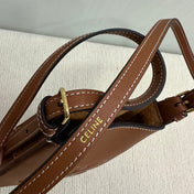PHONE POUCH HELOISE 19 IN IRISH COFFEE SUPPLE CALFSKIN