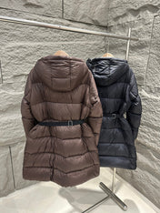 PRADA 25S LONG DOWN COAT WITH HOOD 226