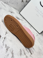 RETRO SNEAKERS IN PINK LAMBSKIN MIX SUEDE