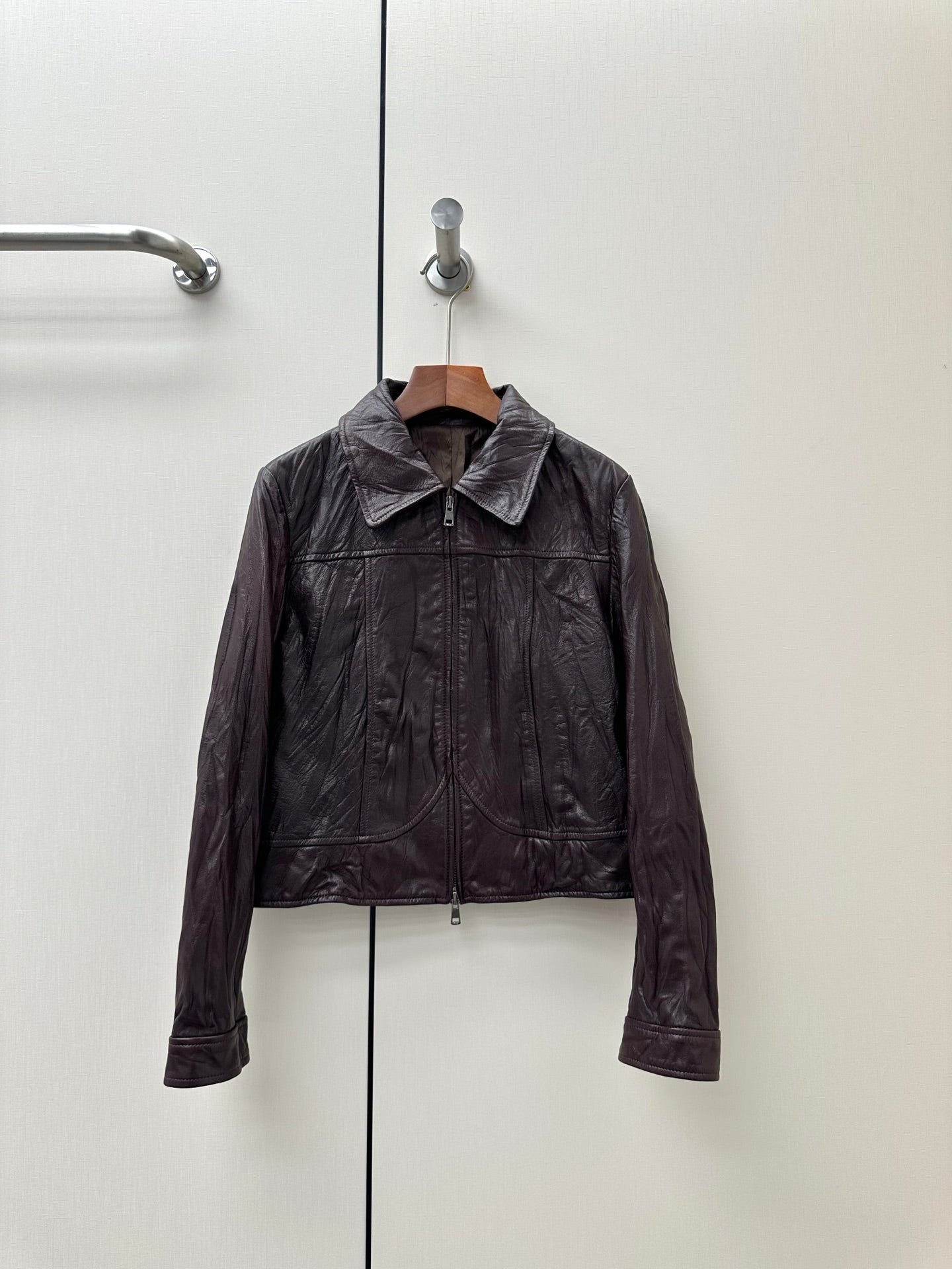 MIUMIU 26S LEATHER JACKET 1318