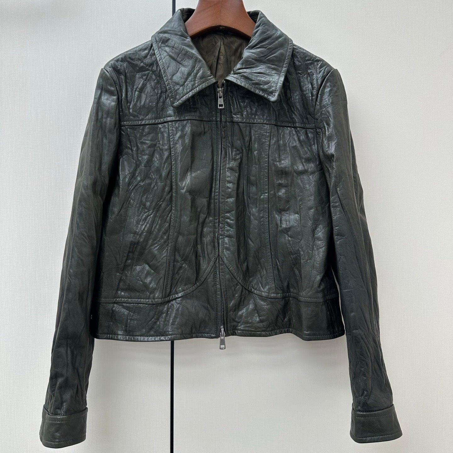 MIUMIU 26S LEATHER JACKET 1316