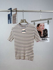 Chanel T- Shirt Pink Yellow mix Black Tencel 232702