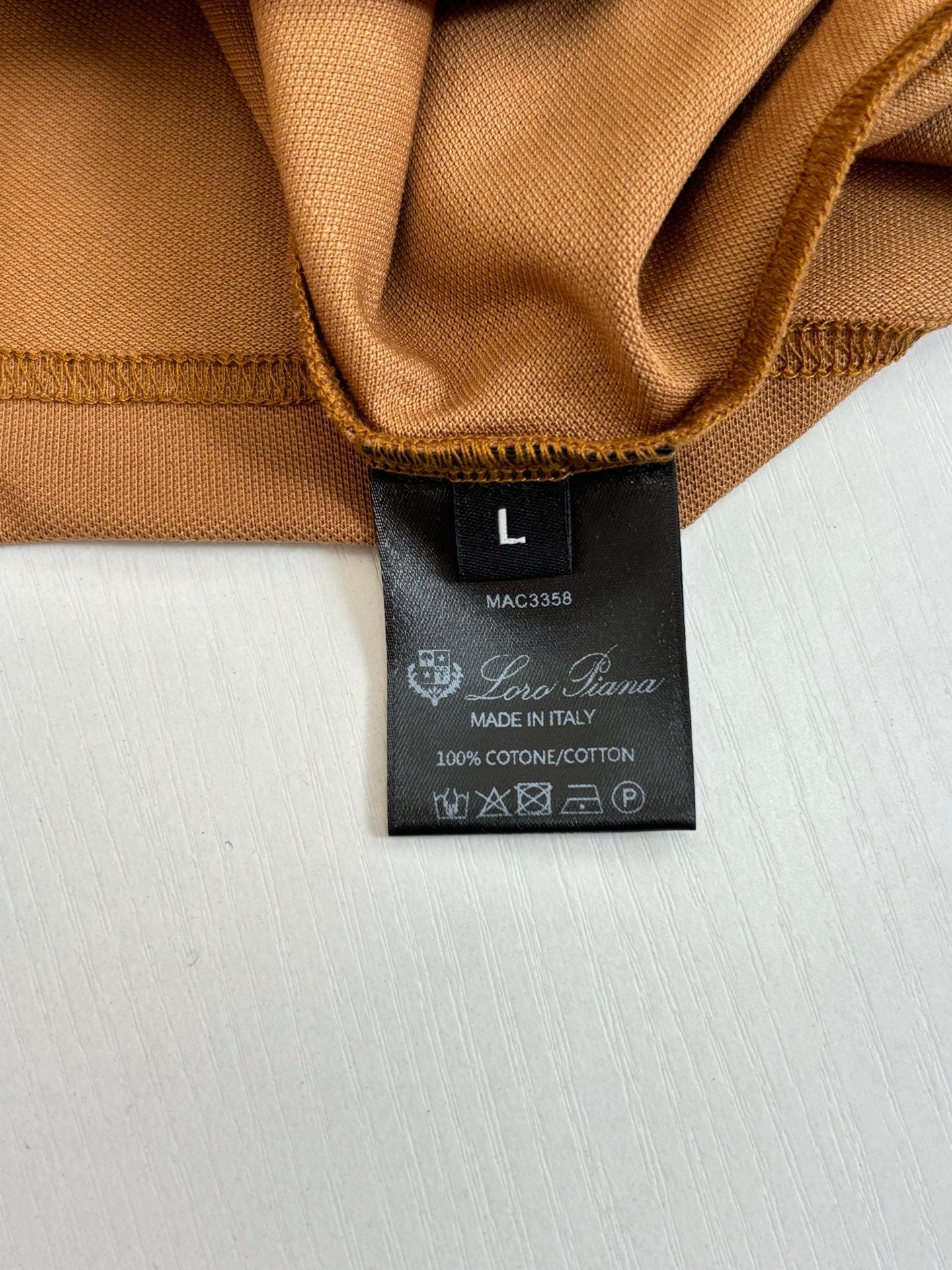 LORO PIANA 26S SHORT SLEEVE POLO SHIRT 728
