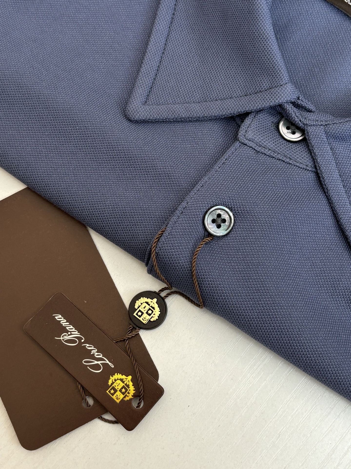 LORO PIANA 26S SHORT SLEEVE POLO SHIRT 727
