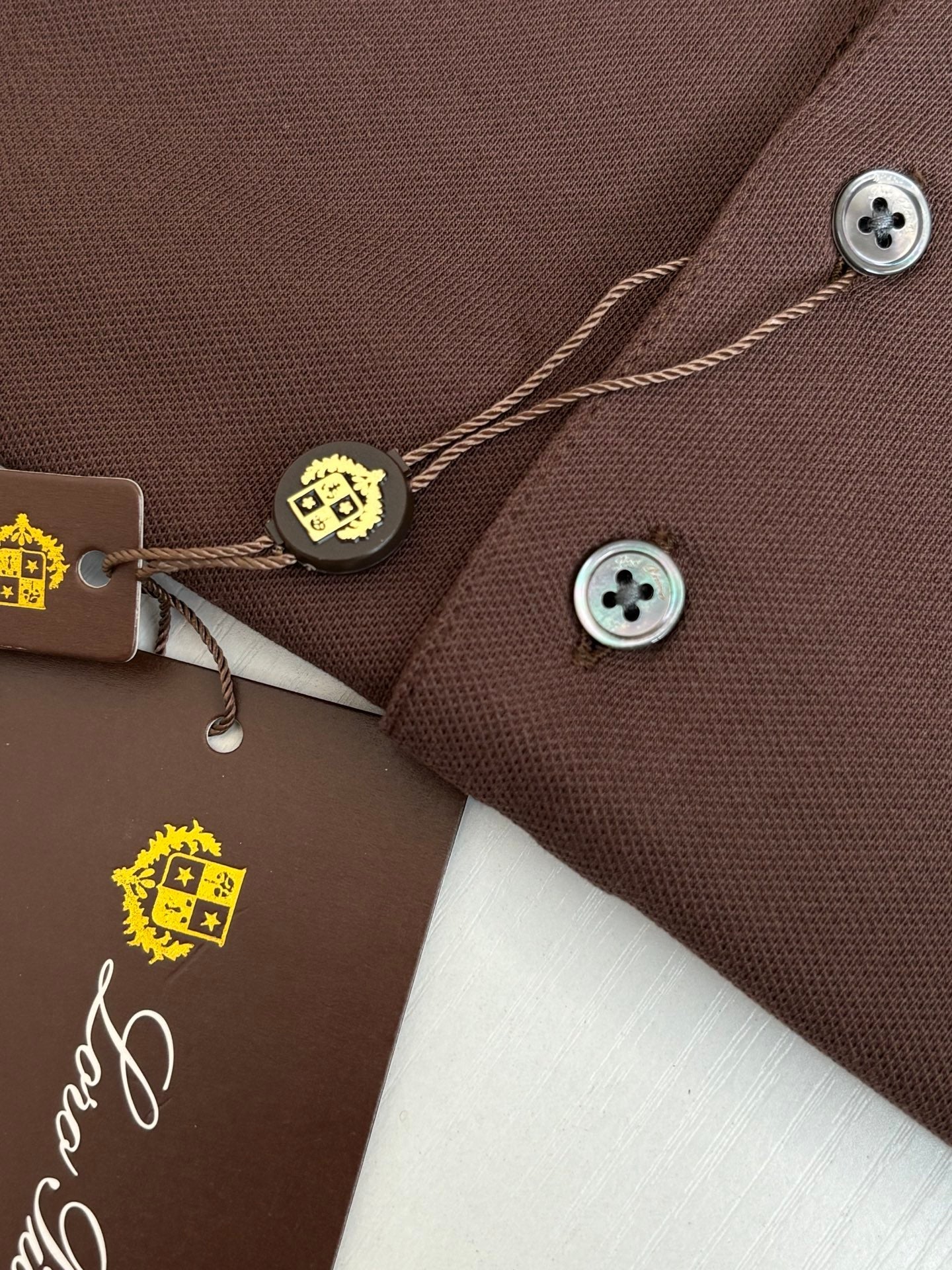 LORO PIANA 26S SHORT SLEEVE POLO SHIRT 725