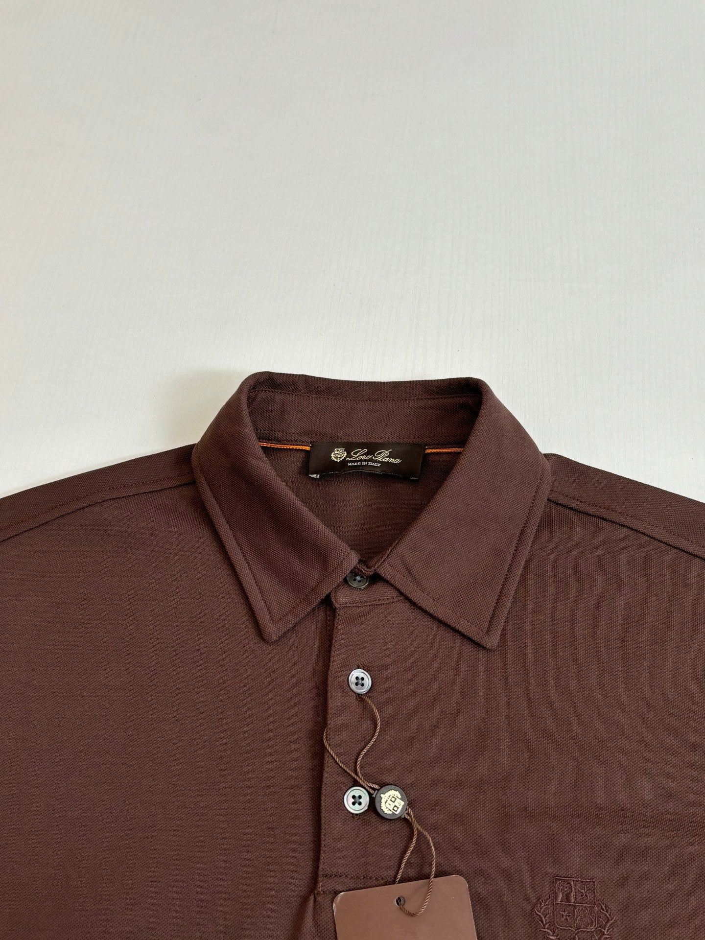 LORO PIANA 26S SHORT SLEEVE POLO SHIRT 725