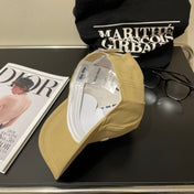MIUMIU EMBROIDERED DENIM BASEBALL CAP STYLE 76