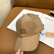 MIUMIU VELVET BASEBALL CAP STYLE 61