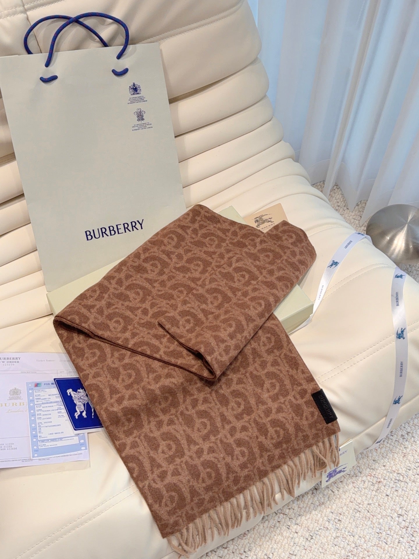 DIOR 26S SCARF 168 IN CASHMERE 504351