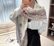 DIOR 26S SCARF 140 IN CASHMERE AND SILK 513569