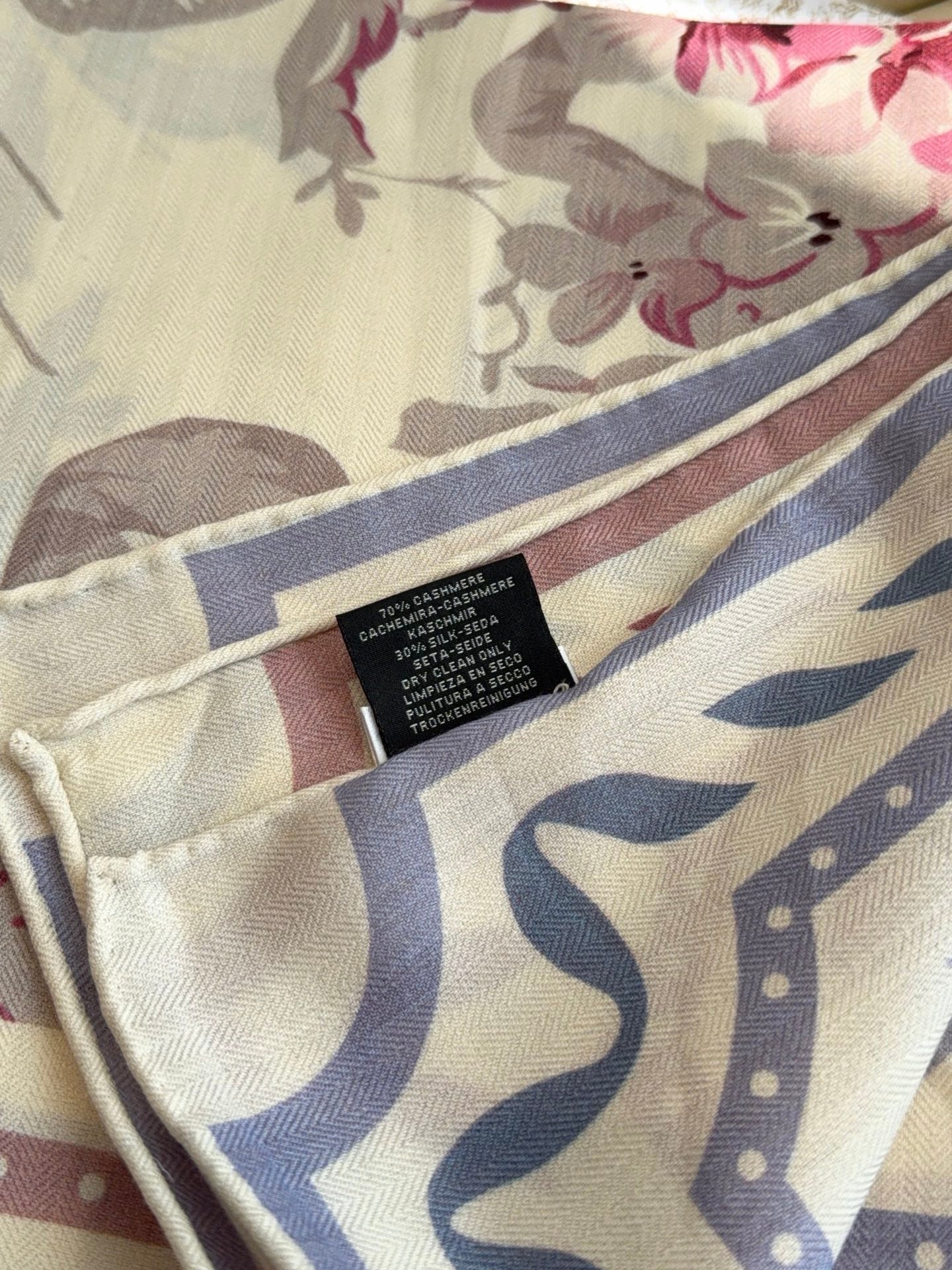 DIOR 26S SCARF 140 IN CASHMERE AND SILK 513569