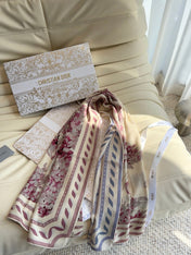 DIOR 26S SCARF 140 IN CASHMERE AND SILK 513569