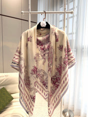 DIOR 26S SCARF 140 IN CASHMERE AND SILK 513569