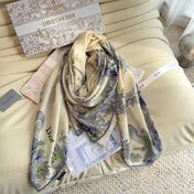 DIOR 26S SCARF 140 IN CASHMERE AND SILK 513570