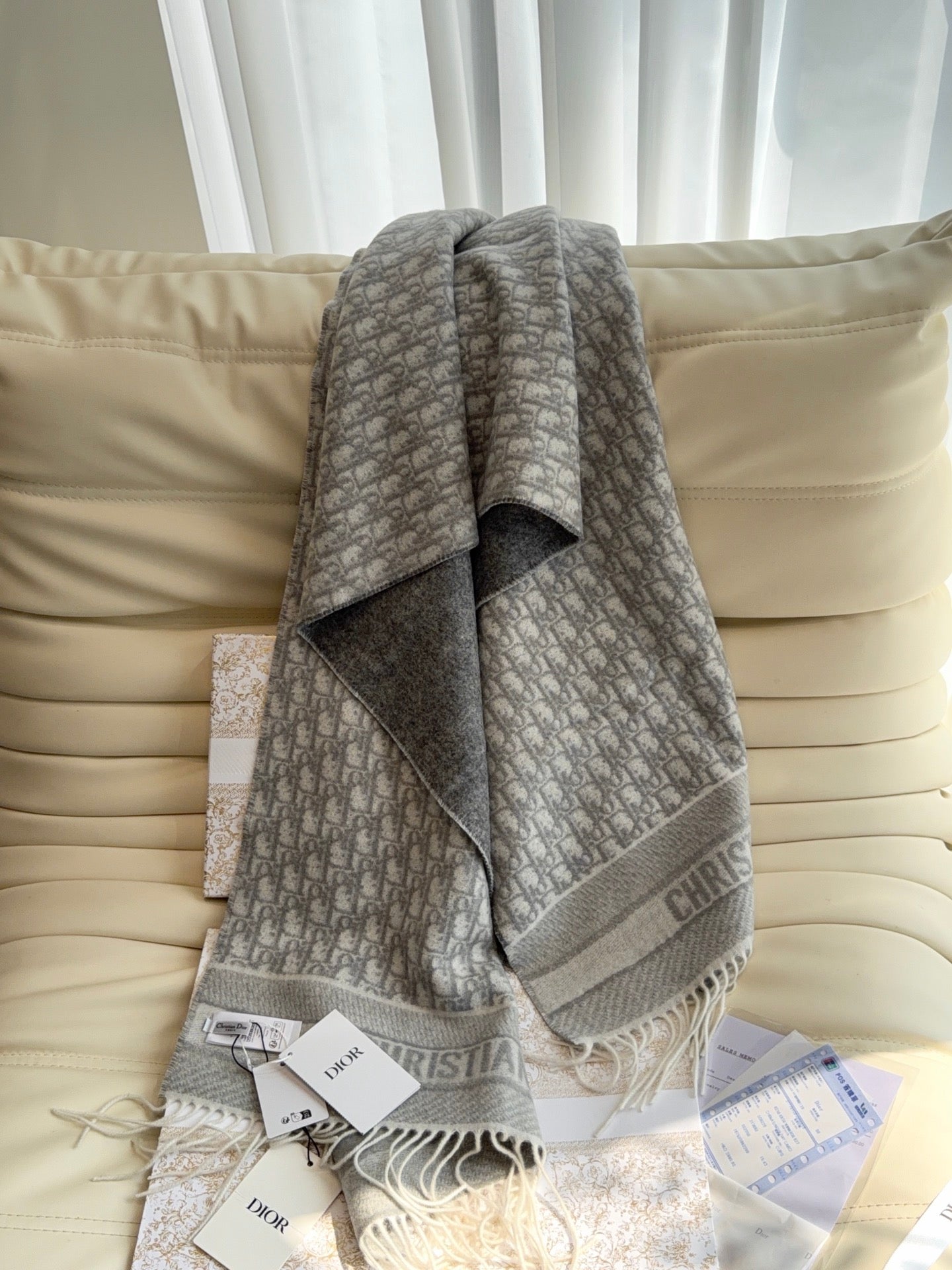 DIOR 26S SCARF IN CASHMERE 511144