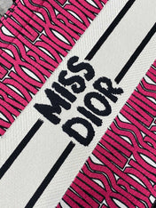 MISS TOTE 36 IN MAGENTA PURPLE CANVAS