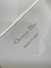 SMALL 23 CARO BACKPACK IN WHITE MACROCANNAGE LAMBSKIN