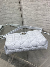 DIOR 26S ADIORABLE BUCKET BAG 20 IN LIGHT BLUE LAMBSKIN