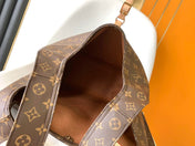 LV HOBO BAG 34 IN BROWN MONOGRAM CANVAS