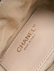 CHANEL 26S QUILTED HOBO BAG 27 IN PALE BLUE CALFSKIN GOLD HARDWARE