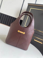 CHANEL 26S QUILTED HOBO BAG 27 IN BURGUNDY RED CALFSKIN GOLD HARDWARE
