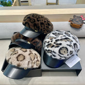 BAKER BOY HAT IN BROWN MINK FUR 438088