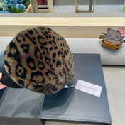 BAKER BOY HAT IN CHOCOLATE BROWN MINK FUR 438090