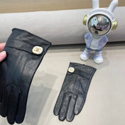 GLOVES IN BLACK LAMBSKIN 463791