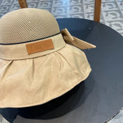 DIOR 26S MESH WIDE-BRIM HAT WITH BOW STYLE 32