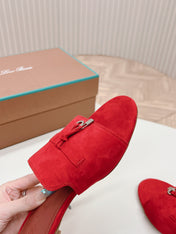 LP SUMMER CHARMS SANDALS IN CHERRY SUEDE