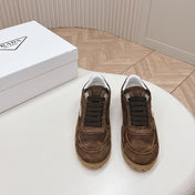 PRA FADED SUEDE SNEAKERS CHOCOLATE