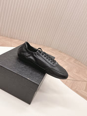 PRADA 26S MARY JANE SHOES IN BLACK CALFSKIN