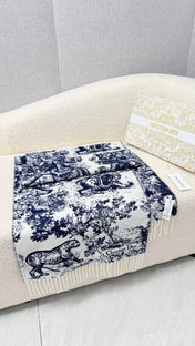 DIOR 26S SCARF 190 IN CASHMERE AND WOOL 435564