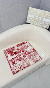 DIOR 26S SCARF 190 IN CASHMERE AND WOOL 435565