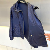 LV NAVY BLUE MONOGRAM WINDBREAKER 238897