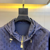 LV NAVY BLUE MONOGRAM WINDBREAKER 238897