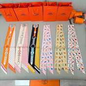 HERMES 25S SCARF 86 IN SILK 853138